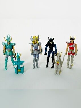 Vintage Bandai 2003 Saint Seiya Knights of the Zodiac Action Figure Lot